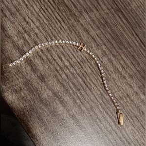 Bauble Bar Tennis Bracelet 14K